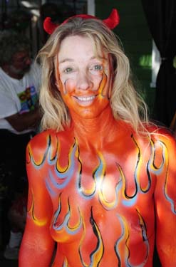 Body Painting 2009 photo - Duval Street, Key West
